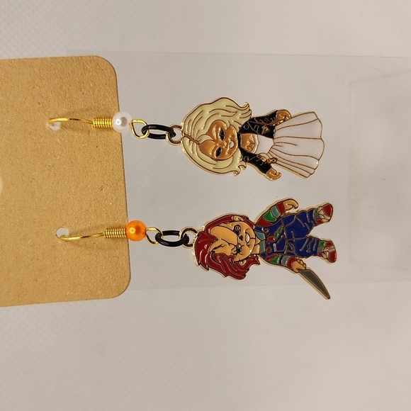 Bride of Chucky Earrings - Picture 3 of 4